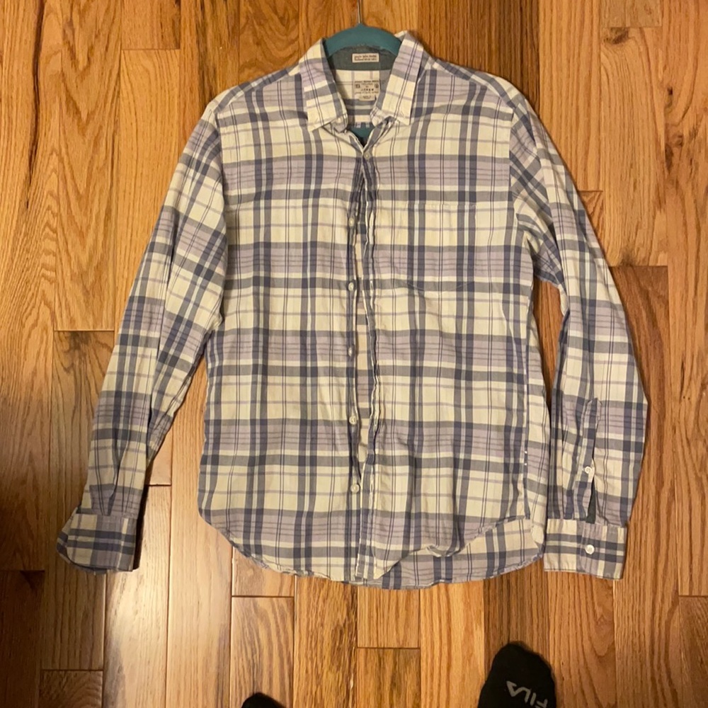Men’s J.crew plaid shirt - S